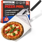 Kitchenstar Stainless Steel Pizza Peel 12 Inch With 10 Folding Handle, M.... Fixed Price $35.74.