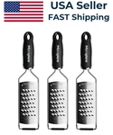 3 Pack- Microplane Gourmet Series Extra Coarse Grater W/ Soft Touch Handle Black. Fixed Price $29.98.