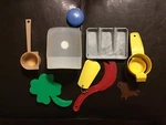 Vintage Tupperware Utensils - Scoop, Soap Rest, Egg Cup, Shoehorn, Slicer, Etc. Fixed Price $8.49.