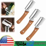 1 3X Stainless Steel Peeler With Wooden Handle Fruit & Vegetable Slicer. Fixed Price $6.55.