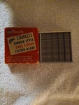 Vtg Ekco Miracle Ribbon Style Shoe String Cutter Blade NO.T-11. Fixed Price $16.95.