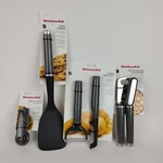 Kitchenaid Gray Can Opener, Euro & Peeler, Turner, 5 Measuring Spoons Hcga. Fixed Price $63.65.