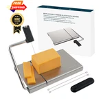 Kitchendao Replaceable Wire Conventional, KD20326 Cheese Slicer(black Handle). Fixed Price $39.98.