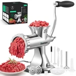 Huanyu Manual Meat Grinder - Heavy Duty Stainless Steel, Effortless Hand Cran.... Fixed Price $177.66.
