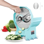 Vevor Manual Vegetable Fruit Slicer 0-0.5IN Thickness Adjustable Dual Feed Ports. Fixed Price $55.99.