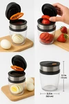 Stainless Steel Fruit Slicer Egg, Strawberry, Kiwi & Mushroom Cutter Cup Desing. Fixed Price $9.97.
