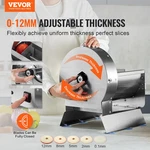Electric Vegetable Slicer 0-0.5" (0-12MM) Adjustable Thickness Commercial. Fixed Price $158.99.