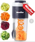 Mueller Spiralizer Veggie Pasta Maker Salad To Go Cup All-in-one Food. Fixed Price $14.95.
