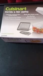 Cuisinart Vegetable & Fruit Chopper 4.5 Cup White Stainless Steel Blades. Fixed Price $20.00.