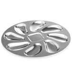 2 Pack Stainless Steel Oyster Pan Shaped Plate For Grilling. Fixed Price $24.53.