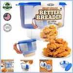 All-in-one Batter Breading Station For Fish, Meat, And Vegetable Coating. Fixed Price $31.94.