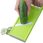 Handheld Potato Slicer & French Fry Cutter, Stainless Steel Manual 1, Green. Fixed Price $7.99.