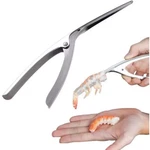 Stainless Steel Prawn Peeler Shrimp Deveiner Device Creative Kitchen Tools. Fixed Price $6.99.