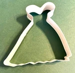Dress Cookie Cutter By Celebrate It Standard Size Metal Wedding Prom Gown. Fixed Price $8.99.