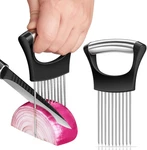 2025 Premium Slicer, Stainless Steel Holder For Slicing Onion, Kiwif. Fixed Price $6.99.