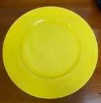 Set Of 4 Taitu Uno Yellow 7 5/8" Salad Plates By Emilio Bergamin Italy. Fixed Price $95.00.