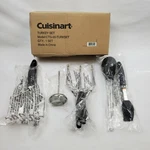 Cuisinart 6 Piece Thanksgiving Turkey Cooking Utensil Black Ctg 00 Turkset. Fixed Price $59.85.