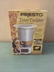 Presto Tater Twister Electric Curly Cutter Stock No. 02933. Fixed Price $49.99.
