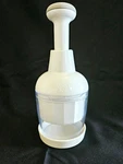 Pampered Chef 2585 Manual Food Chopper Rotating Stainless Steel Blades Excellent. Fixed Price $14.99.