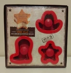 William & Sonoma Wild West Ice Cream Sandwich Molds Set Of 3. Fixed Price $16.94.