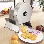Electric Vegetable Fruit Slicer Cutter Commercial Potato Onion Slicing Machine. Fixed Price $136.30.