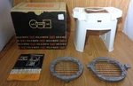 Popeil Brothers Veg-o-matic Food Slicer/preparer With 2 Blades & Instructions. Fixed Price $18.00.