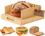 Lukieboee Bread Slicer For Homemade & Sourdough Loaves 10.5 Adjustable Bam.... Fixed Price $77.81.