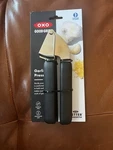 Oxo Good Grips Garlic Press, Heavy Duty, Die Cast Zinc & Silicone, 7. Fixed Price $28.00.