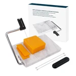 Kitchendao Replaceable Wire Cheese Slicer With Board, Tightness Adjustable Ch.... Fixed Price $57.85.