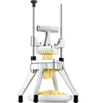 Commercial Vegetable Dicer Potato Fruit Cutter Chopper W/ 4 Blades & Tray. Fixed Price $72.99.