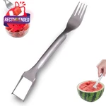 Watermelon Fork Slicer Stainless Steel Kitchen Fruit Cutter Tool 1.18IN X 8.7IN. Fixed Price $12.41.