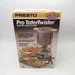 Presto Pro Tatertwister Electric Curly Fry Potato Fries Cutter 02940 New Sealed. Fixed Price $78.98.
