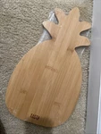 Nib Tasty Pineapple Shaped Bamboo Board. Fixed Price $15.00.