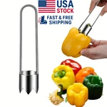 Stainless Steel Fruit & Vegetable Apple Pepper Tomato Remover Tool. Fixed Price $11.64.