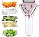 Stainless Steel Rotary Peeler Multi Cutter Vegetable Fruit Kitchen Tool 3IN1. Fixed Price $8.18.