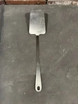 The Frugal Gourmet Stainless Steel Spatula Keyhole Fish Slicer. Fixed Price $18.47.