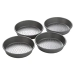 Chicago Metallic Deep Dish Pizza Pan Set Of 4 7 Inch Personal Size Heavy-duty. Fixed Price $29.87.