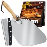 Pizza Peel Aluminum Spatula, Mooues Inch Metal PADDLE(12"X 14".... Fixed Price $32.99.