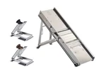 Louis Tellier 3839 Bron Coucke Mandoline Slicer With Hand Guard (2) Blade.... Fixed Price $324.09.