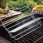 Goodcook Adjustable Roast Rack New Fits 13X9 Oven Pans Chrome Plated Aluminum. Fixed Price $17.95.
