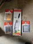 Berghoff Multi Slicer Pro Gray And Interchangeable Blades & Safety Guard Nwb. Fixed Price $37.50.