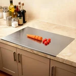 Gvuhr 304 Stainless Steel Cutting Board For Kitchen- 23.4"L X 15.5"W, Silver. Fixed Price $57.13.
