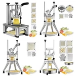 Commercial Vegetable Cutter Chopper 1/2/1/4/3/8INCH Fruit Dicer Slicer. Fixed Price $66.39.