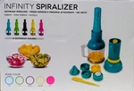 Infinity Motorized Spiralizer (pink) Veggie Noodles & Pineapple Attachments New. Fixed Price $49.95.