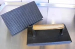 9"X 5" Cast Iron Steak Weight, Wood Handle, Restaurant/ Commercial Grade. Fixed Price $16.95.