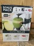Dash Go - Rapid Peeler Peels And Spirals Fruits & Vegetables Battery Or Ac New. Fixed Price $18.95.