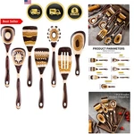 Wooden Kitchen Utensils Set 7 Piece Pakkawood Cooking Tools Home Gadgets. Fixed Price $57.20.