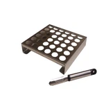 King Kooker 36JR Stainless-steel 36-HOLE Jalapeno Rack Corer. Fixed Price $38.84.