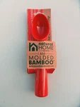 New Natural Home Ice Cream Scoop Red Molded Bamboo Free Us Shipping. Fixed Price $10.96.