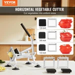 Commercial Vegetable Slicer, 1/4"+3/8"+1/2" Fruit Potatoes. Fixed Price $109.06.